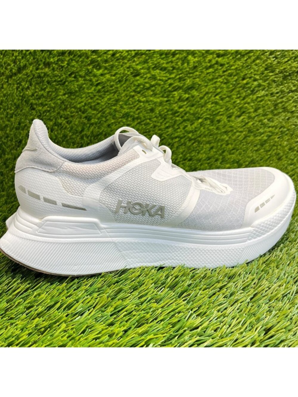 Hoka One One U Transport X Mens Size 9 Womens 10 White Running Shoes Sneakers
